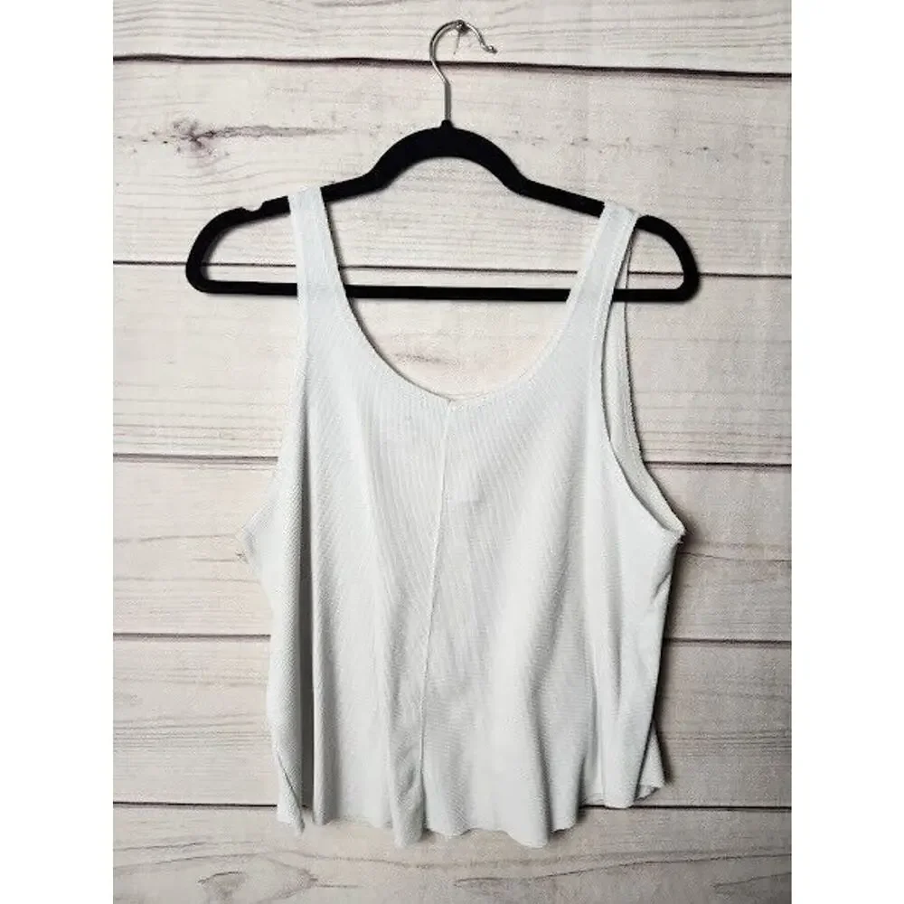 Nike Dri Fit Women's‎ White Tank Top Size L - Picture 2 of 6